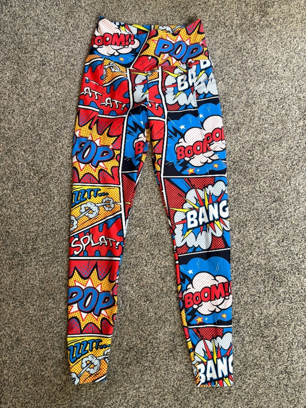 FIERCE PULSE Full length leggings. Super colorful design.
